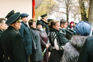Мемориальная доска контр-адмиралу М.П. Бочкарёву