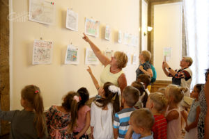Выставка рисунков итальянских детей